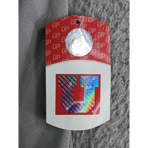 Pullover de golf Utah Utes para hombre gris medio manga larga 1/4 cuarto cremallera nuevo con etiquetas - Imagen 4 de 8