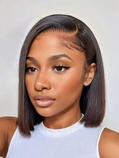 Ashart 16 Inch Side Part Straight Bob Glueles...