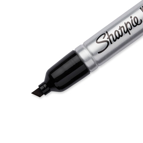 Sharpie King Size Permanent Marker Chisel Tip Black Dozen (15001A) - Picture 2 of 7