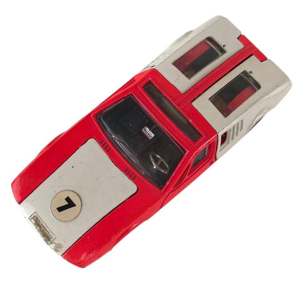 Dinky 187 De Tomaso Mangusta Vintage Original Rojo Blanco Capó Maletero Abierto Foto 4 de 4