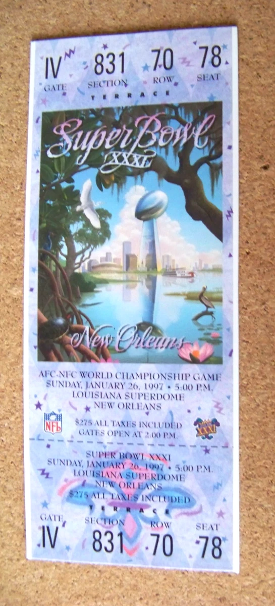 Green Bay Packers Super Bowl NFL Tickets for sale | eBay