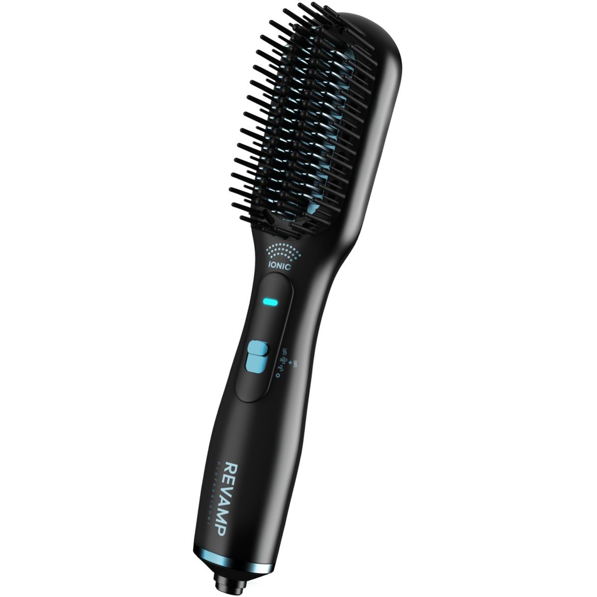 Brosse lissante soufflante REVAMP fini les frisottis cheveux abîmés