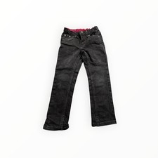 Levi's Jeans Boys 5 Black 511 Slim Fit Adjustable Waist Stretch Denim Pants