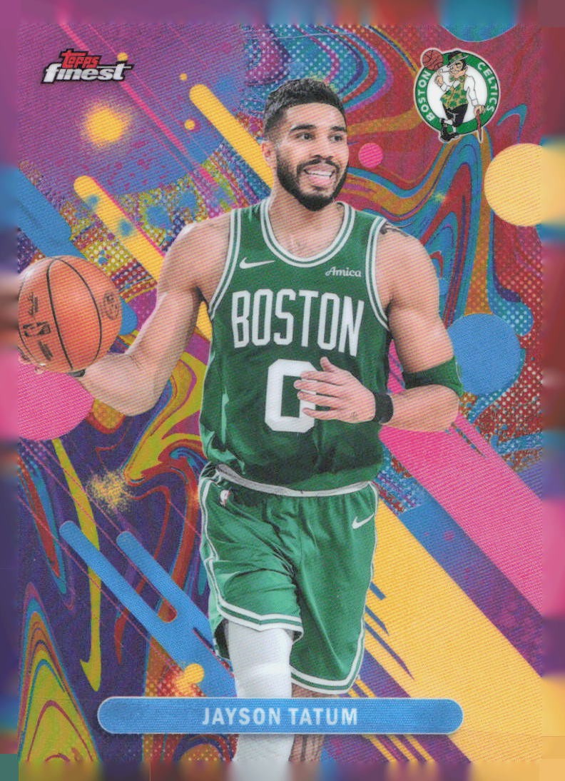 2025-26 Finest #21 Jayson Tatum Oil Spill (B104)