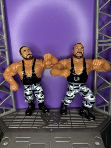 Hasbro WWE WWF the Bushwhackers Vintage 1991 Wrest...