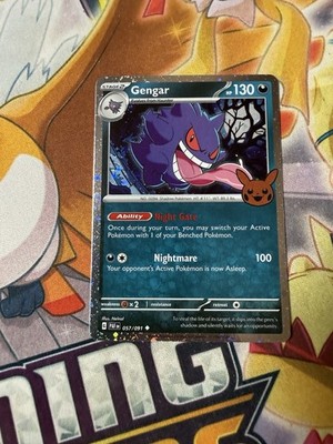 Gengar (Cosmos Holo) 057/091 Trick or Trade 2024 Pokémon Card TCG