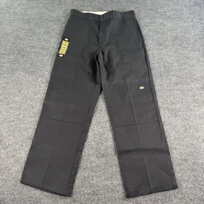 Dickies Loose Fit Work Pants Men 36x32 Black Uniform Carpenter Industrial NWT