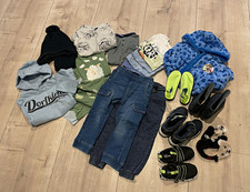 Jungen Outfit-Set Gr. 104 Hoodie Jeans T-Shirt M&uuml;tze Traktor Kapuze Jersey