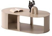 Moderner Wohnzimmer Couchtisch Designer Halbrunder Kaffeetisch