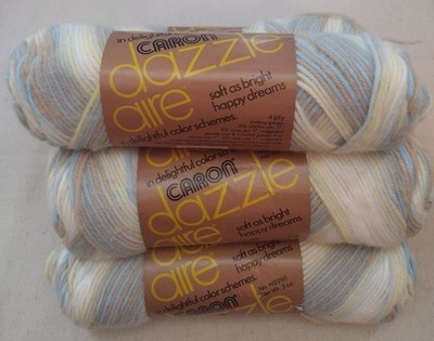 Caron Dazzle Aire Yarn Sundance Ombre #H2260 3 Oz Vintage 