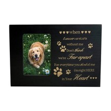 Large Wooden Pet Memorial Urns for Dogs and Cats Ashes with Photo Frame Love