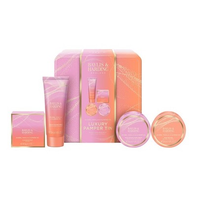 Baylis & Harding Jojoba, Vanilla & Almond Oil Luxury Pamper Tin Gift Set - Ve...