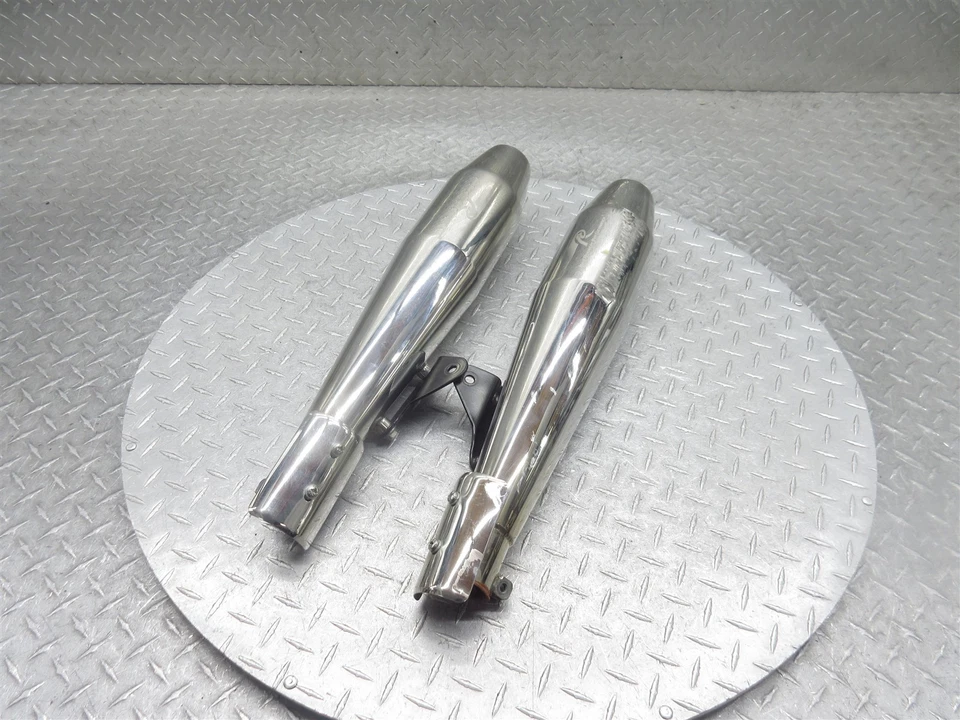 Tubos de escape Royal Enfield Interceptor 650 2020 19 20 Red Rooster Performance Foto 3 de 4