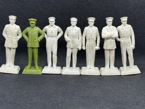 7 Marx 60mm Generals figures