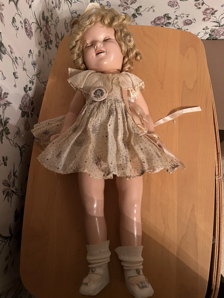 1930’s 20” Shirley Temple All Original - Image 4 of 4