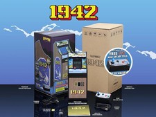 New Wave Toys 1942 Replicade Mini Arcade Machine 1:6 Scale Video Game Nib
