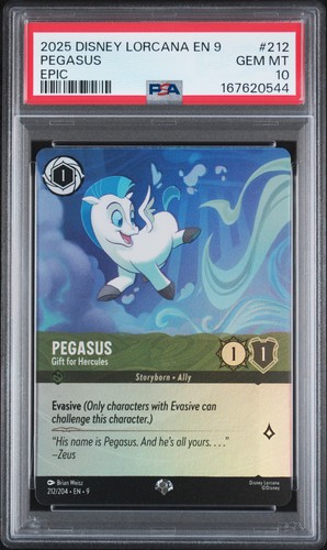 Pegasus - Gift for Hercules graded PSA 10 for sale on eBay