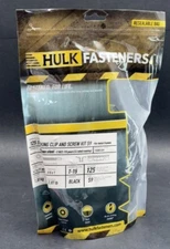 HULK Hidden Fastener Black 125 Decking Clip & Screws S9 for metal/ steel Frames