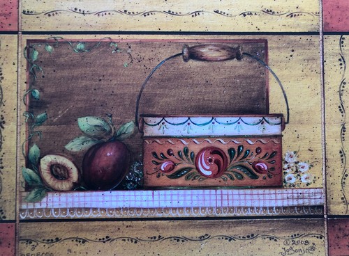 Tole Pattern Packet: Painted Accents The Painted Berry Tin by Jo Sonja Jansen - Picture 2 of 4