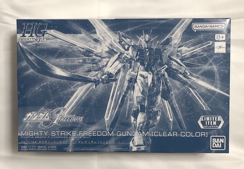 HG 1/144 Mighty Strike Freedom Gundam Clear Color Gundam Base Limited