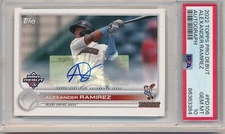 2022 TOPPS PRO DEBUT ALEXANDER RAMIREZ AUTO PSA 10 GEM MINT AUTOGRAPH