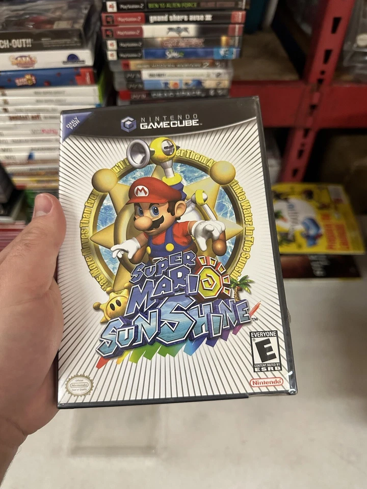 * Super Mario Sunshine * Nintendo GameCube, 2006 * Black Label * New & Sealed * - Image 2 of 4
