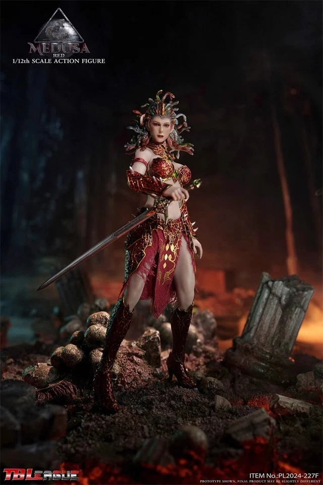 TBLeague PL2024-227F 1/12 Medusa Normal Ver. Figura de acción femenina modelo 6"" juguete Foto 3 de 4