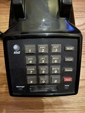 Lucent 2500 YMGL AT&T Single Line Black Analog Telephone 