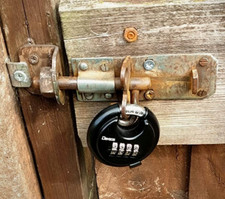 Combination Disc Padlocks Outdoor Heavy Duty 4 Digit Code Lock Combo Security