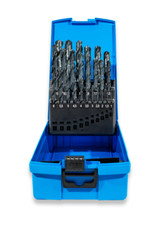 Presto 1.0 - 13mm HSS Drill Set 25PC 09500M25 DIN 338 HELIX JOBBER DRILLS RDG