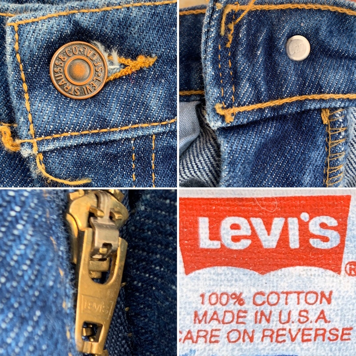 Vintage Levi's 517 Jeans Made In USA W 33 L 34 32” Waist
