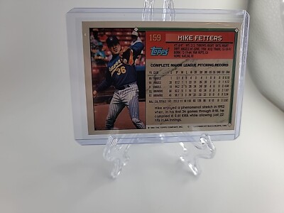 1994 Topps - #159 Mike Fetters Milwaukee Brewers | eBay