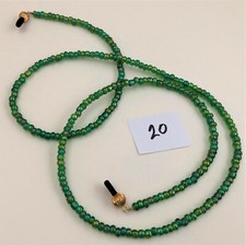 Christmas Green Eyeglass Eye Glass Sunglass Bead Leash Lanyard Holder 29 Gold