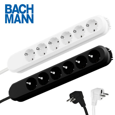 BACHMANN Steckdosenleiste SMART Mehrfachsteckdose anschraubbar 1,5m 3m 5m