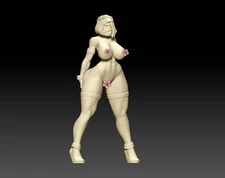 Nun Pinup l Fantasy Miniature DnD Miniature RPG Tabletop Game Pathfinder