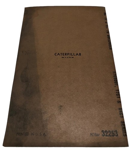Caterpillar (Cat) No. 7A & 7S Bulldozer Parts Book; July 1956 - Picture 4 of 5