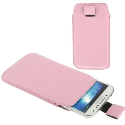 Handyhülle Tasche Slide für Handy Samsung Galaxy S5 / S5 Neo Rosa - Bild 1 von 4