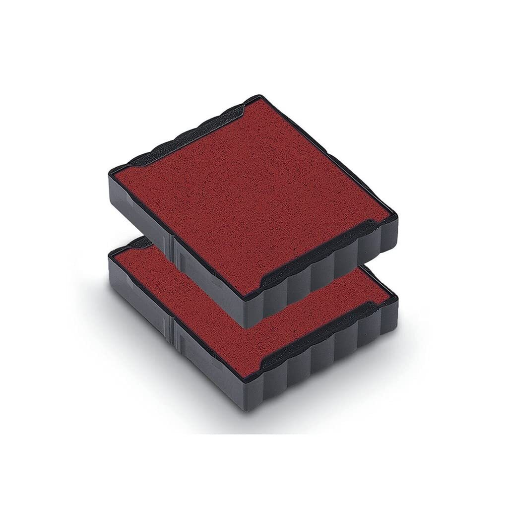 Trodat Replacement Ink Pads 6/4933 - Pack of 2 - Red Ink - For The Printy 4933