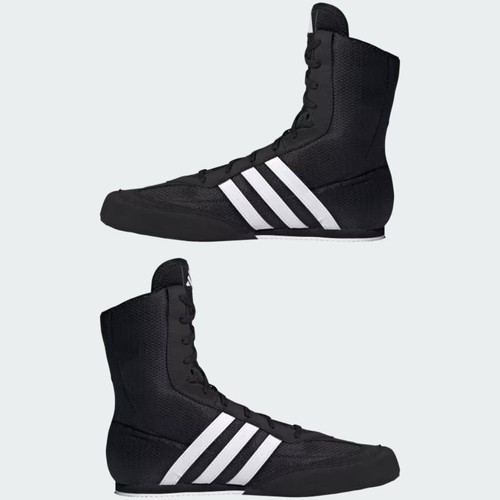 Adidas Box Hog 2 Boxing Boots Adult Boxing Shoes Kids Black Boxing Training Boot - 第 11/11 張圖片