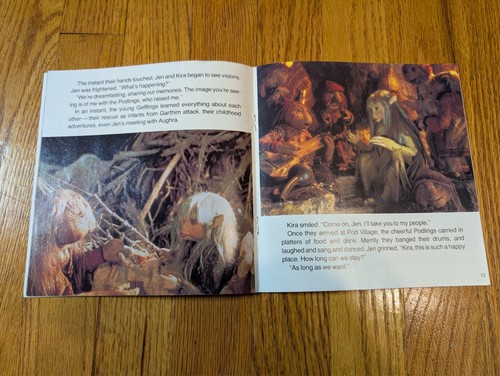 1982 The Dark Crystal Read Along Book Jim Henson w/ Tape #L2 - Picture 5 of 8