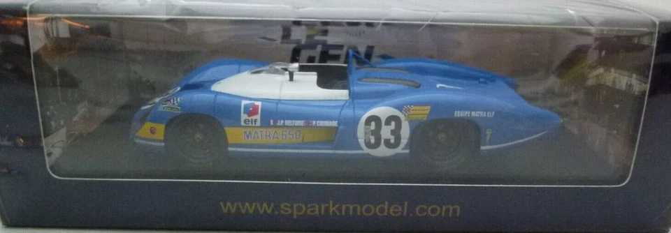 Spark 1:43 Matra-Simca MS 650 #33 J-P.Beltoise-P.Courage 4th 24H LM 1969 S3547 - Immagine 2 di 2