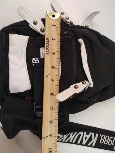 Kaukko &Bag 1988 Three&Love Crossbody Bag Day Pack School Casual Black & White - Picture 17 of 18