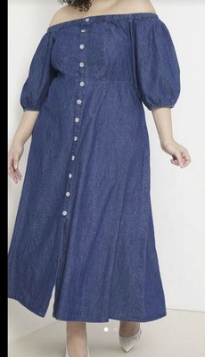 eloquii denim dress