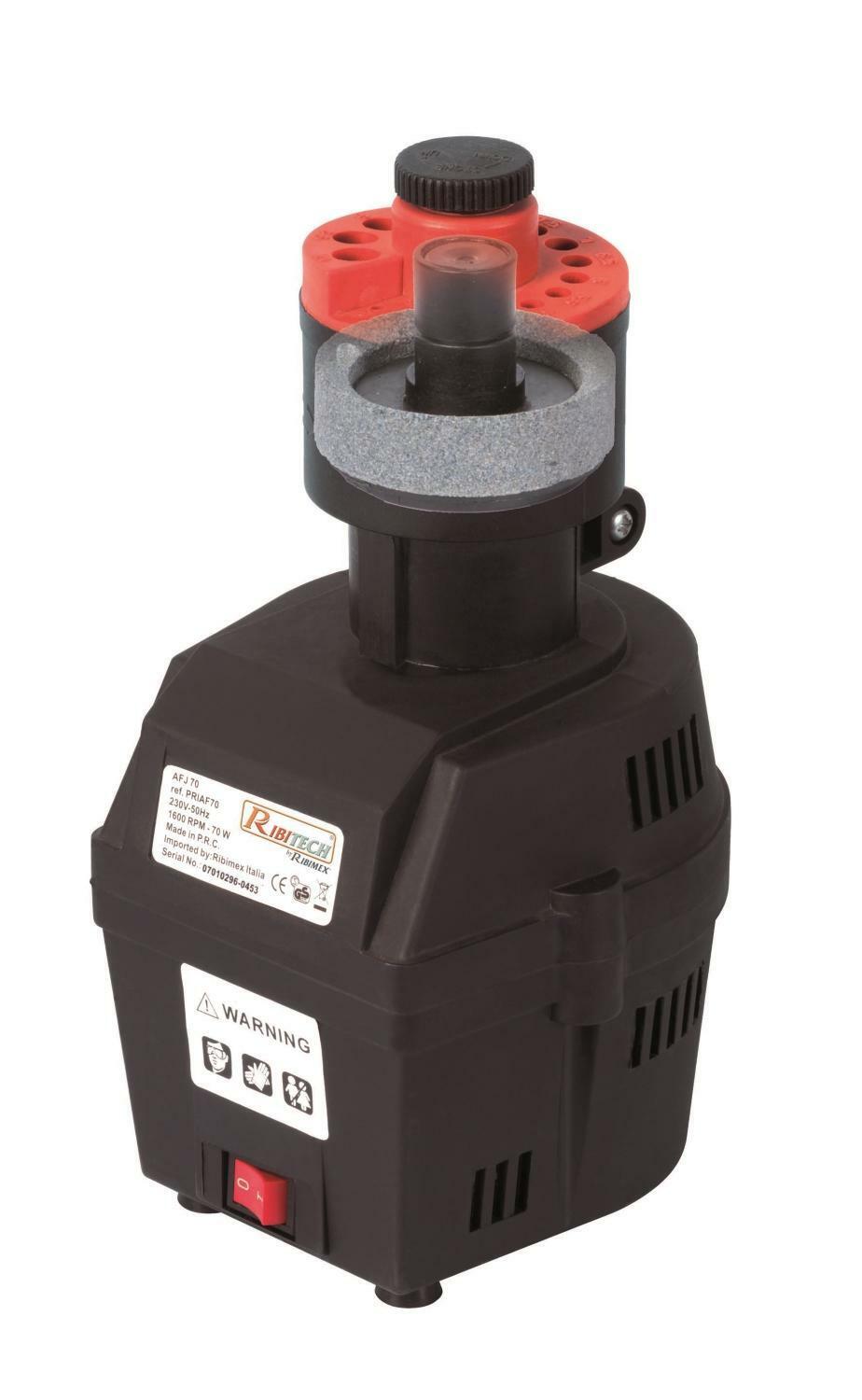 Affilatore Punte Trapano PRIAF70 70W | Mola Professionale 3-10 mm