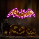 Personalized Halloween Gifts - Bat Neon Light, Ghost Neon Sign, Home Patry Décor