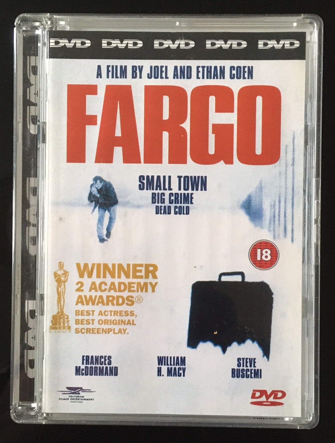 Fargo (DVD) **Original Release With Very Rare Cover** Steve Buscemi