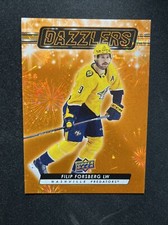 23-24 UD Series 2 Hockey Orange Dazzlers DZ-81 Filip Forsberg
