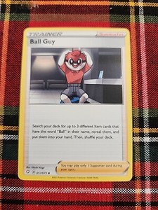 ball guy rare league card Ball Guy Pokemon Card