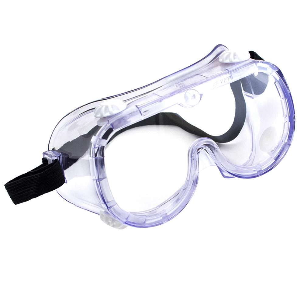 Eye Protection Safety Goggles Anti Fog Clear Vent UV Protective