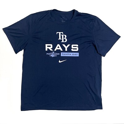 Team Issued Tampa Bay Rays Garrett Cleavinger #60 2022 MLB Playoffs Shirt XL